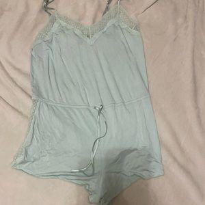 Teal blue victors secret romper